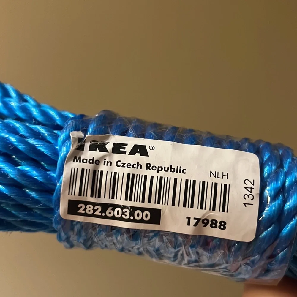 Blue Rope IKEA item 282.603.00 17989 New With Tags